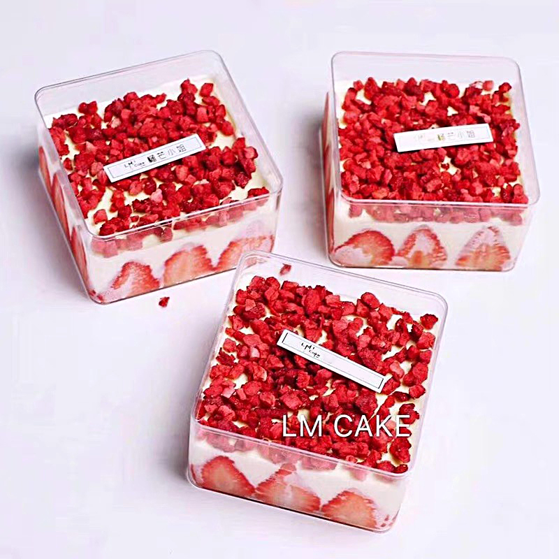 plastic dessert box