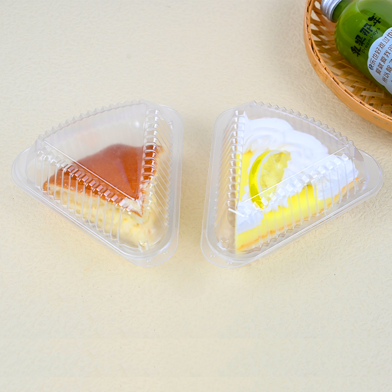 Cake slice packaging box